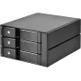 Baía removível SILVERSTONE SST-FS303-12G preto — baía removível para unidades de 3,5 polegadas ou 2,5 polegadas