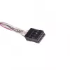 SilverStone SST-CPS05 cabo Mini-SAS HD (SFF-8643) para SATA de 7 pinos com sideband, 4 vias, SAS 12 Gbit/s, 0,5 m, preto