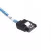 SilverStone SST-CPS05 cabo Mini-SAS HD (SFF-8643) para SATA de 7 pinos com sideband, 4 vias, SAS 12 Gbit/s, 0,5 m, preto