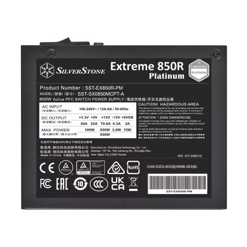 Fonte de alimentação Silverstone SST-EX850R-PM 850 W