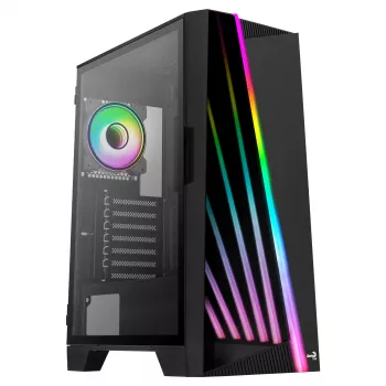 Caixa de computador Aerocool MIRAGEBK ventoinha ARGB 12 cm