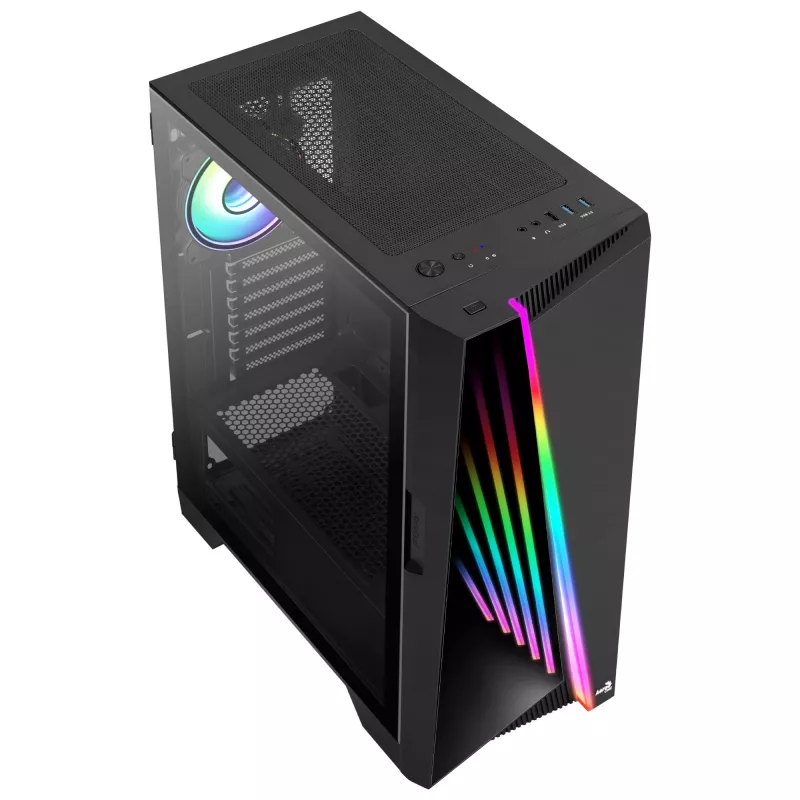Caixa de computador Aerocool MIRAGEBK ventoinha ARGB 12 cm