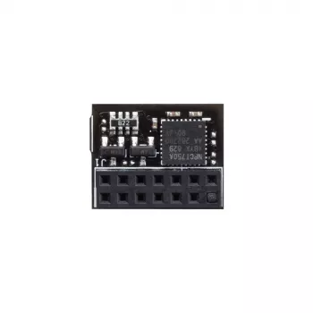 Módulo TPM ASUS TPM-SPI 2.0, interface host SPI, largura 16 mm, profundidade 13 mm