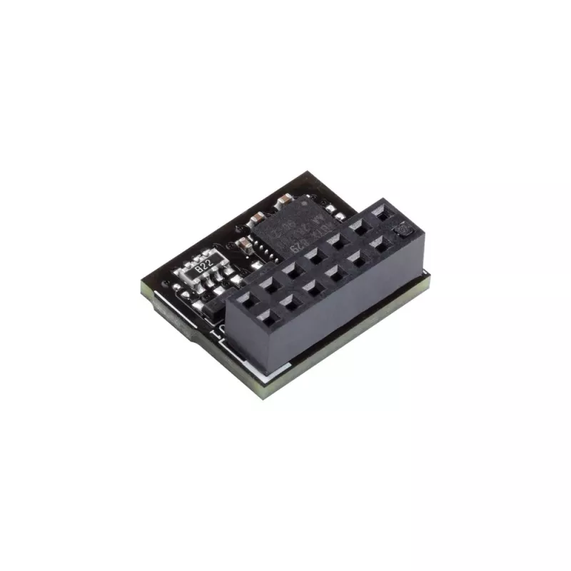 Módulo TPM ASUS TPM-SPI 2.0, interface host SPI, largura 16 mm, profundidade 13 mm