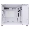 Caixa de PC ASUS Prime AP201 MicroATX Mini Tower branco — suporta microATX, GPU até 338 mm, 3×3,5 polegadas + 1×2,5 polegadas unidades, USB-A 3.2 Gen1×2, USB-C 3.2 Gen2×1