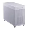 Caixa de PC ASUS Prime AP201 MicroATX Mini Tower branco — suporta microATX, GPU até 338 mm, 3×3,5 polegadas + 1×2,5 polegadas unidades, USB-A 3.2 Gen1×2, USB-C 3.2 Gen2×1