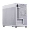 Caixa de PC ASUS Prime AP201 MicroATX Mini Tower branco — suporta microATX, GPU até 338 mm, 3×3,5 polegadas + 1×2,5 polegadas unidades, USB-A 3.2 Gen1×2, USB-C 3.2 Gen2×1