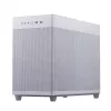 Caixa de PC ASUS Prime AP201 MicroATX Mini Tower branco — suporta microATX, GPU até 338 mm, 3×3,5 polegadas + 1×2,5 polegadas unidades, USB-A 3.2 Gen1×2, USB-C 3.2 Gen2×1