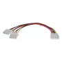 Cabo de alimentação interno em Y InLine 1x 5,25 polegadas Molex / 2x 5,25 polegadas Molex 0,20 m