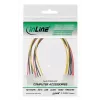 Cabo de alimentação interno em Y InLine 1x 5,25 polegadas Molex / 2x 5,25 polegadas Molex 0,20 m