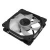ASUS TUF Gaming TR120 ARGB Reverse ventoinha de caixa, 120 mm, PWM, 2000 rpm, 76,3 CFM, 29 dB, rolamento hidráulico, preta