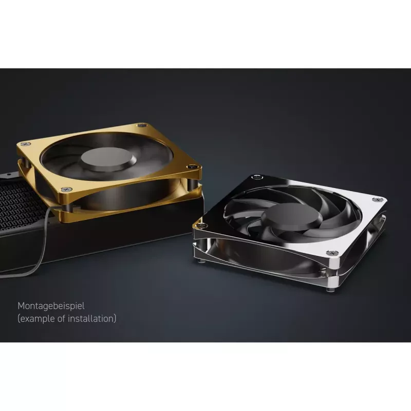Ventoinha Alphacool Apex Stealth Metal 12 cm branco 400-2000 RPM 20-29.9 dB