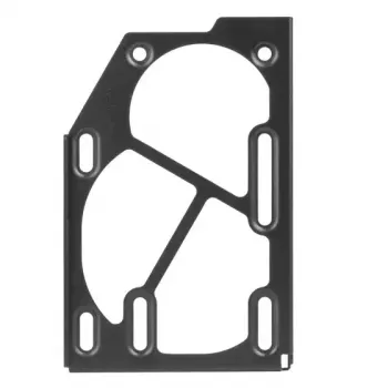Conjunto de montagem Silverstone FDP01 aço preto 92x142x35mm