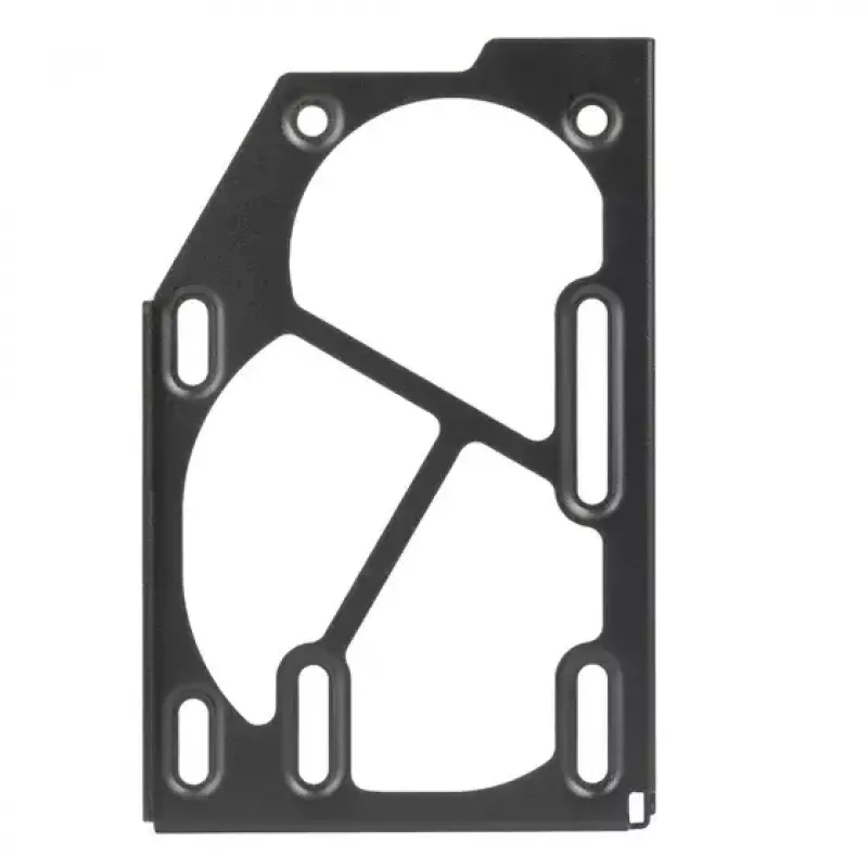 Conjunto de montagem Silverstone FDP01 aço preto 92x142x35mm