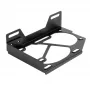 Conjunto de montagem Silverstone FDP01 aço preto 92x142x35mm