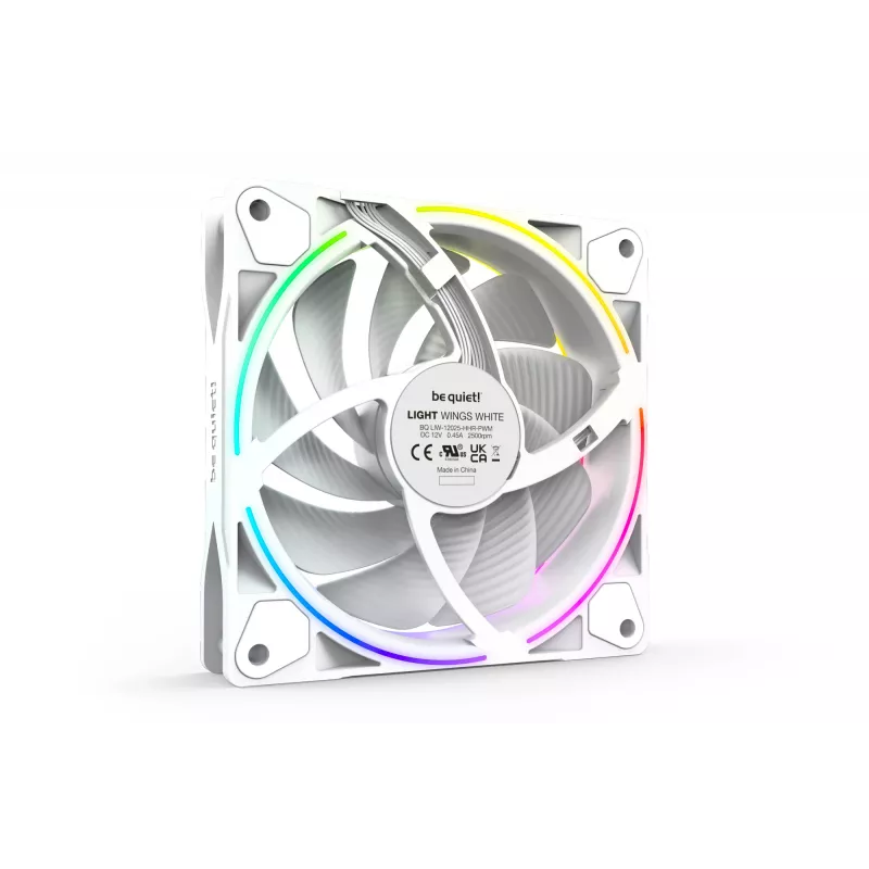 be quiet Light Wings White | 120mm PWM-High-Speed Triple-Pack ventoinha para caixa de computador 12 cm 3 unidades