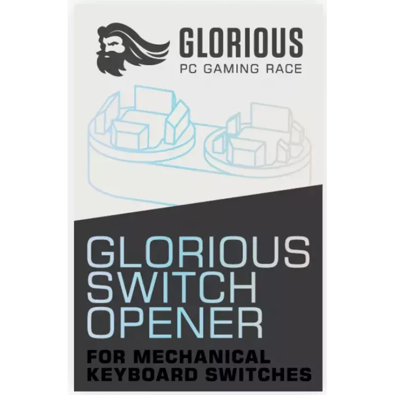 Abrir switch de teclado Glorious PC Gaming Race GLO-ACC-SO ABS amarelo