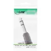 Adaptador de áudio InLine 6,3 mm macho / 3,5 mm fêmea estéreo, conector fêmea jack 3,5 mm, 3,5 mm F, preto