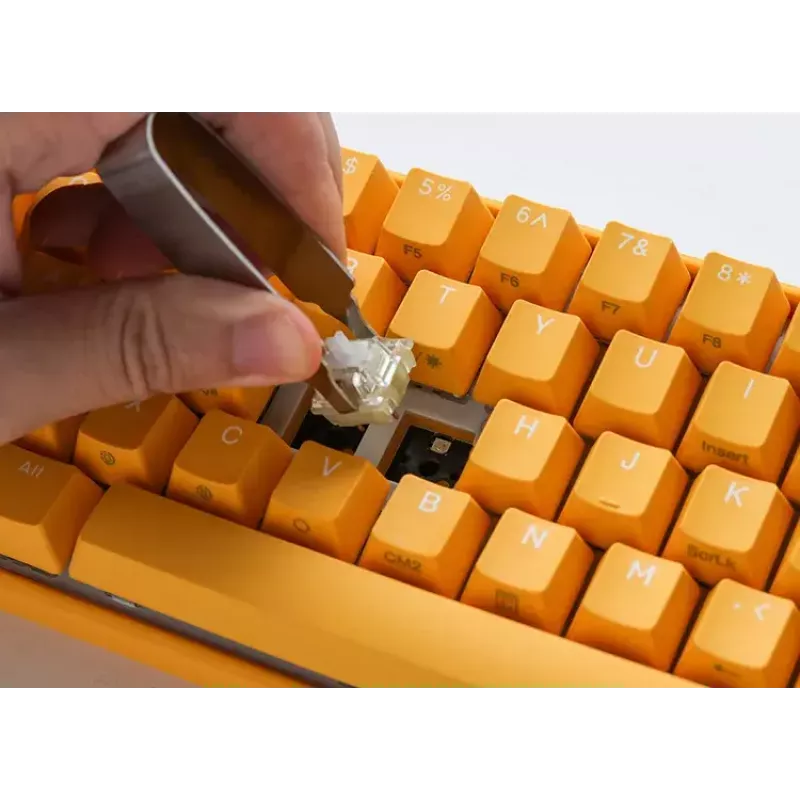 Ducky One 3 Yellow Mini teclado, gaming, USB, mecânico, RGB LED