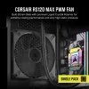 Ventoinha Corsair RS120 MAX 12 cm preta 2000 U/min 4,2 mmH2O