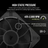 Ventoinha Corsair RS120 MAX 12 cm preta 2000 U/min 4,2 mmH2O