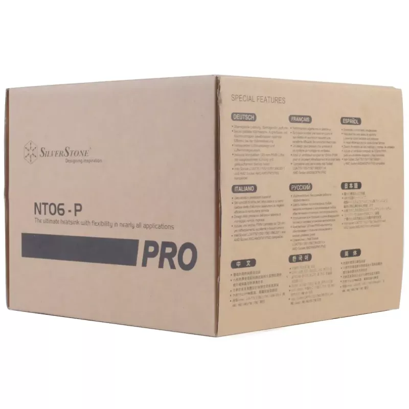 Dissipador de CPU Silverstone NT06-PRO, 12 cm