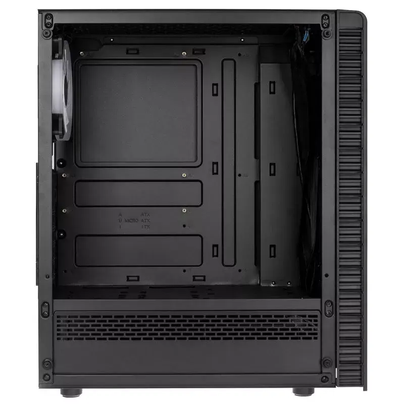 Caixa de PC Midi Tower Kolink Observatory Lite — preto, vidro temperado, ATX/Micro-ITX, 3x120mm frente, 1x120mm traseira, 190×400×440 mm