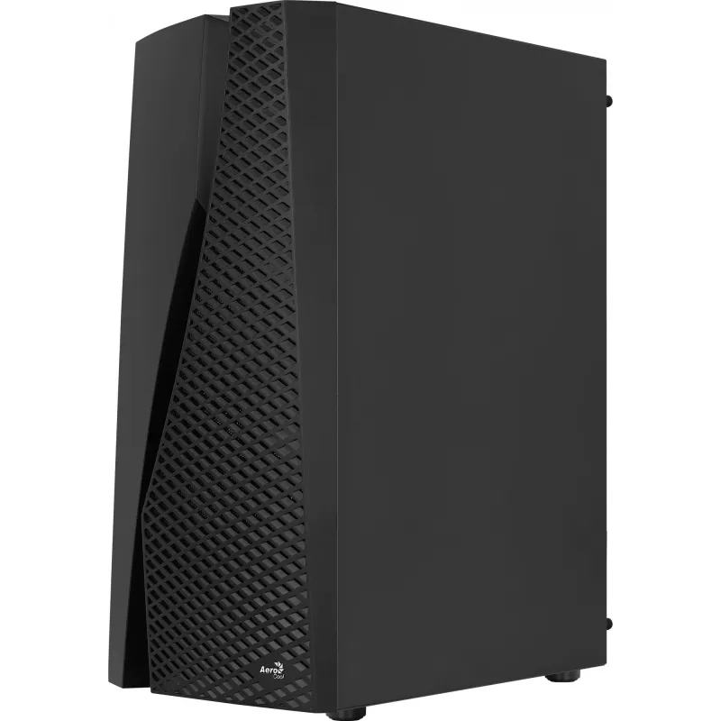 Caixa de PC Aerocool WAVEBKV3 ATX em vidro temperado com 4 ventoinhas RGB preto