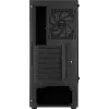 Caixa de PC Aerocool WAVEBKV3 ATX em vidro temperado com 4 ventoinhas RGB preto