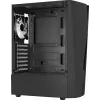 Caixa de PC Aerocool WAVEBKV3 ATX em vidro temperado com 4 ventoinhas RGB preto