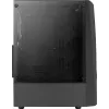 Caixa de PC Aerocool WAVEBKV3 ATX em vidro temperado com 4 ventoinhas RGB preto