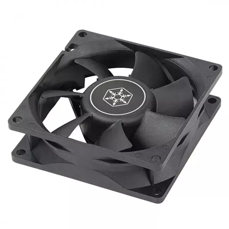 Ventoinha Silverstone FN80 8 cm preto 27.81 cfm 1.86 mmH2O