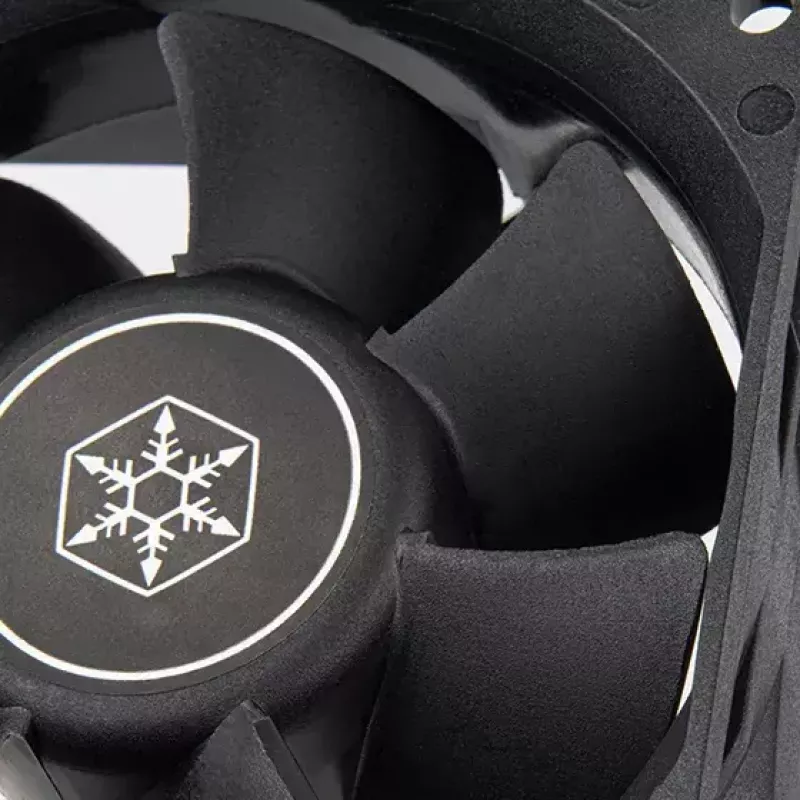 Ventoinha Silverstone FN80 8 cm preto 27.81 cfm 1.86 mmH2O