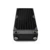 Radiador de refrigeração líquida EXTREME XSPC RX240 Dual Fan Radiator V3, latão/cobre, 240 mm, 2 ventoinhas, preto