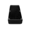 Radiador de refrigeração líquida EXTREME XSPC RX240 Dual Fan Radiator V3, latão/cobre, 240 mm, 2 ventoinhas, preto