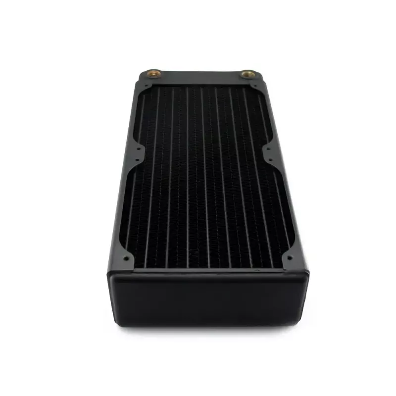 Radiador de refrigeração líquida EXTREME XSPC RX240 Dual Fan Radiator V3, latão/cobre, 240 mm, 2 ventoinhas, preto