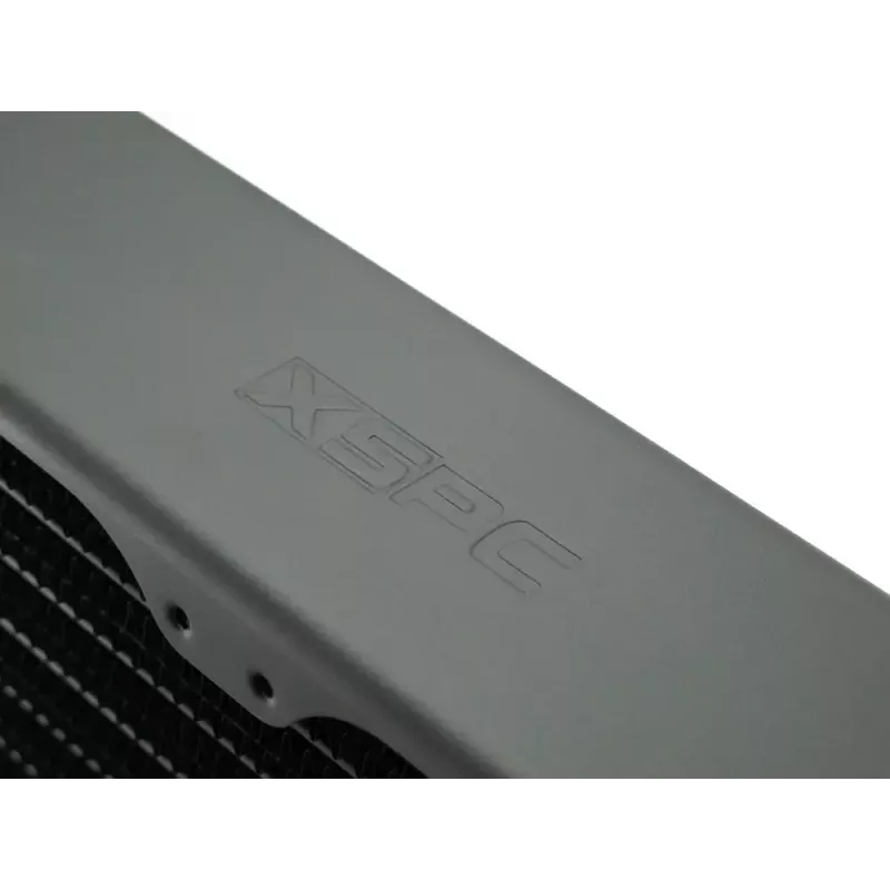 Radiador de refrigeração líquida EXTREME XSPC RX240 Dual Fan Radiator V3, latão/cobre, 240 mm, 2 ventoinhas, preto
