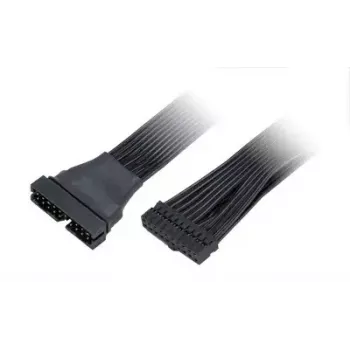 Cabo plano Akasa AK-CBUB45-15BK preto 0,15 m 1 unid.