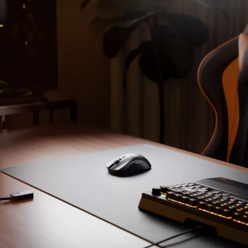 Rato gaming sem fios GLORIOUS Series 2 PRO (para destros) – 26.000 DPI, RF Wireless + USB‑C, 4K/8K Hz, 6 botões, preto