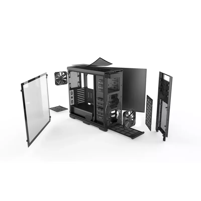Caixa de PC Phanteks Enthoo Pro Tempered Glass Full Tower preto