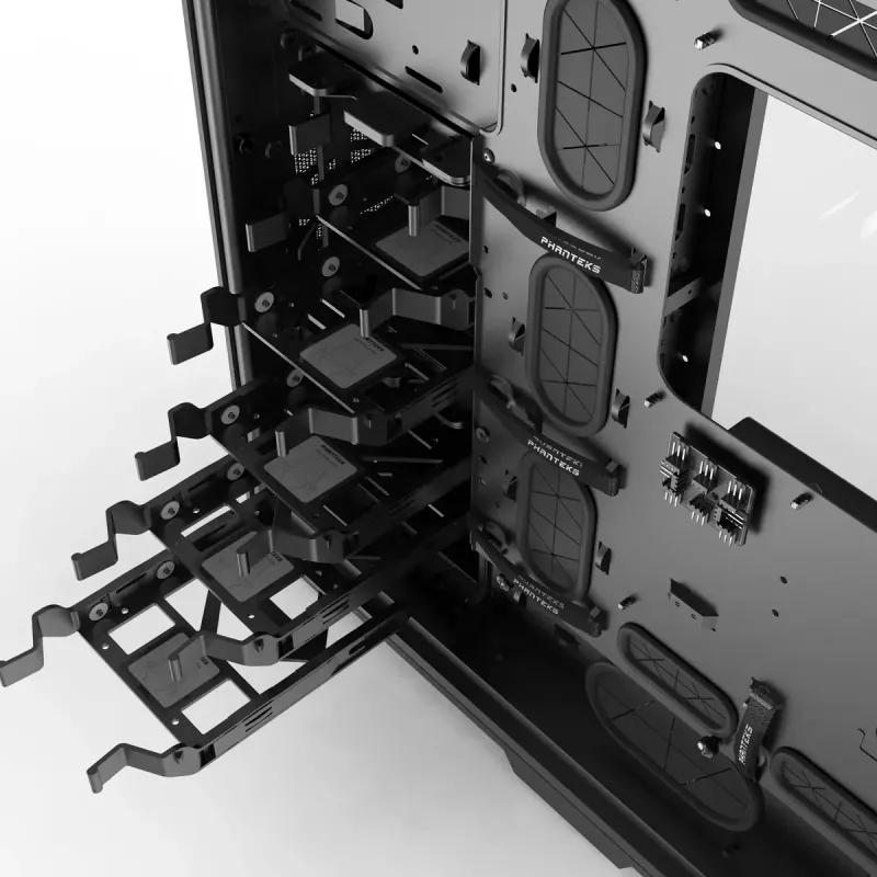 Caixa de PC Phanteks Enthoo Pro Tempered Glass Full Tower preto