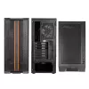 Caixa de PC Kolink Inspire K12 ARGB Midi Tower – preto com lateral transparente, suporta ATX/Micro ATX/ITX, 2x 3,5 polegadas + 2x 2,5 polegadas baías
