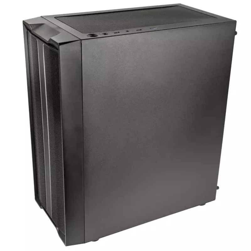 Caixa de PC Kolink Inspire K12 ARGB Midi Tower – preto com lateral transparente, suporta ATX/Micro ATX/ITX, 2x 3,5 polegadas + 2x 2,5 polegadas baías
