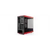 Caixa de PC HYTE Y40 Midi Tower preto, vermelho