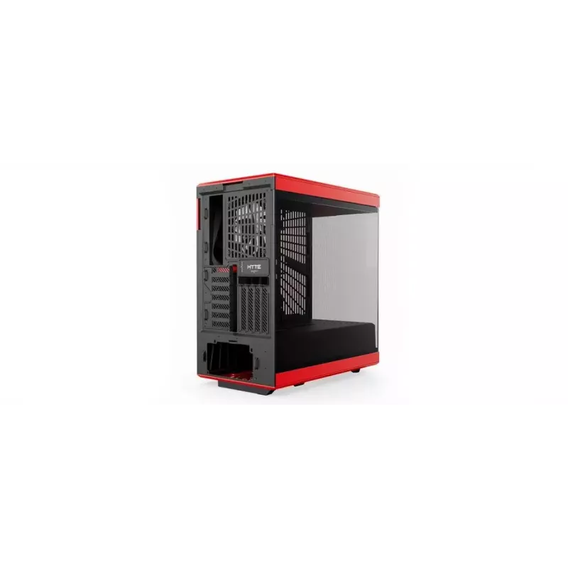 Caixa de PC HYTE Y40 Midi Tower preto, vermelho