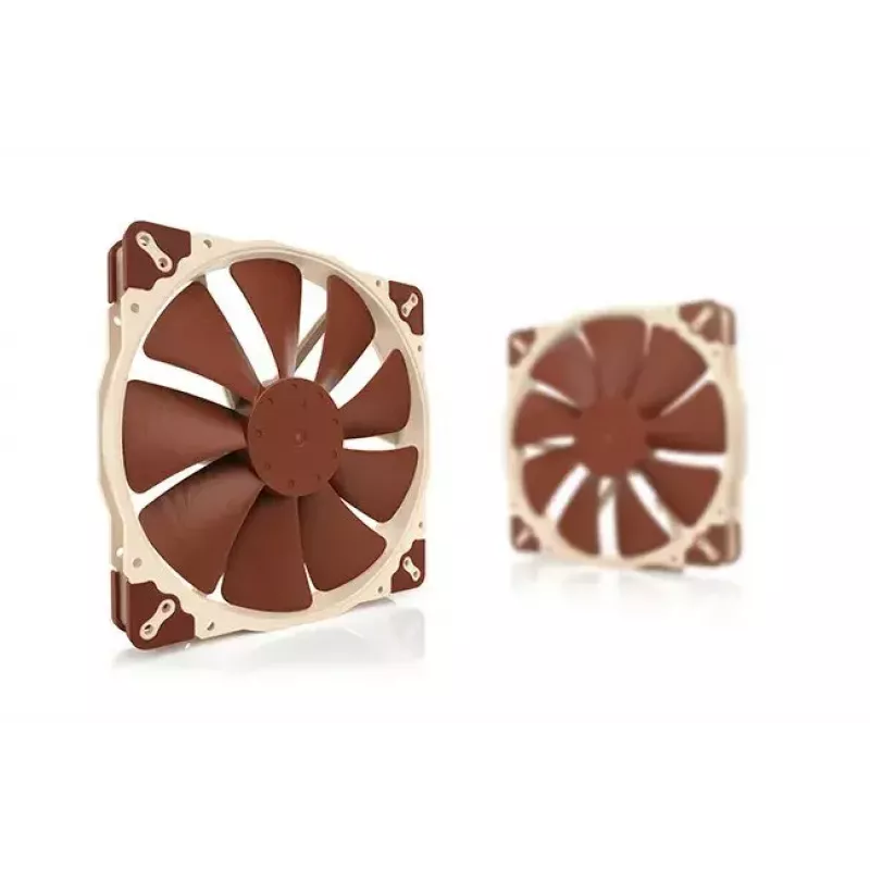 Ventoinha para caixa de computador Noctua NF-A20 PWM 200 mm, 4-Pin PWM, 350–800 rpm, 146,9 m³/h, rolamento SSO