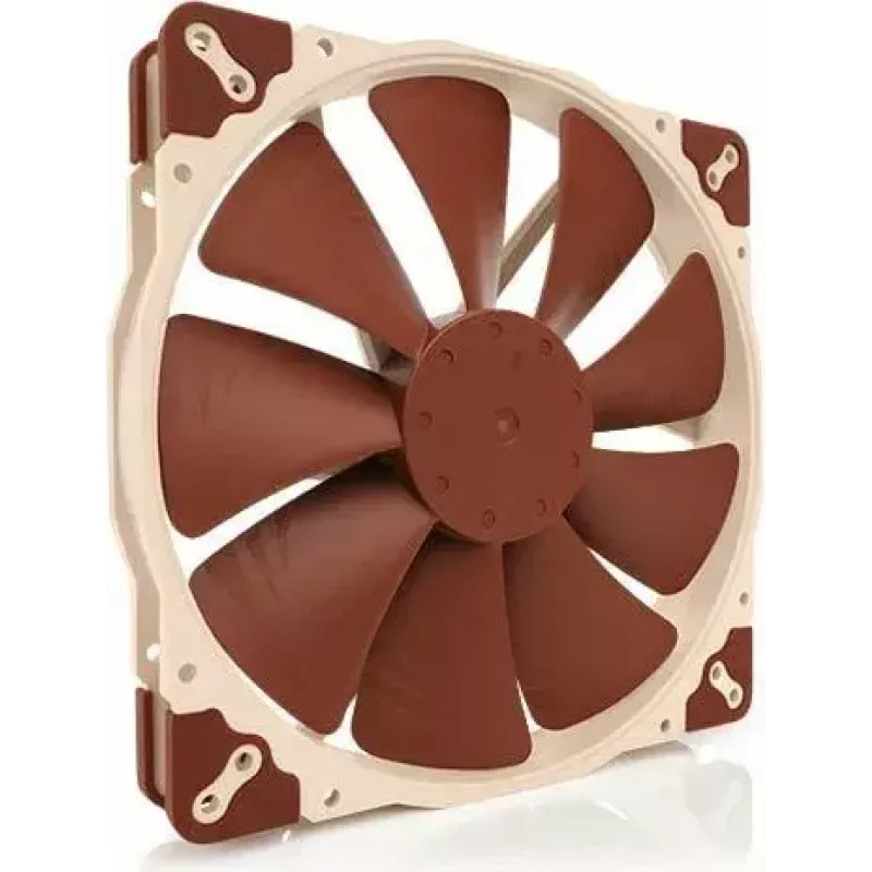 Ventoinha para caixa de computador Noctua NF-A20 PWM 200 mm, 4-Pin PWM, 350–800 rpm, 146,9 m³/h, rolamento SSO