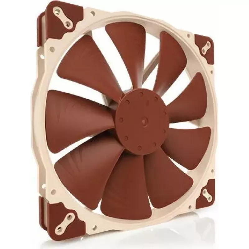 Ventoinha para caixa de computador Noctua NF-A20 PWM 200 mm, 4-Pin PWM, 350–800 rpm, 146,9 m³/h, rolamento SSO