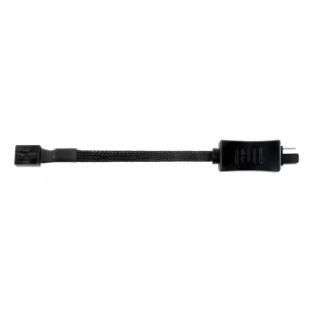 SilverStone SST-CPF05 cabo redutor de velocidade PWM para ventoinha, 10 cm, pack de 2, preto