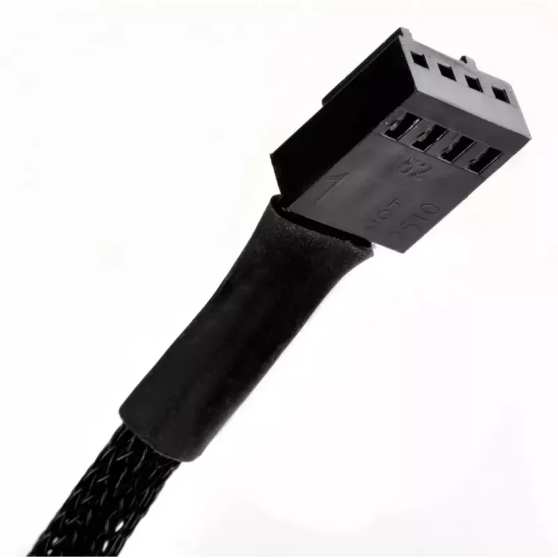 SilverStone SST-CPF05 cabo redutor de velocidade de ventoinha PWM, 10 cm, pack de 2, preto